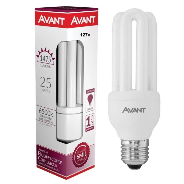 Lâmpada 3U 25W Avant 127V