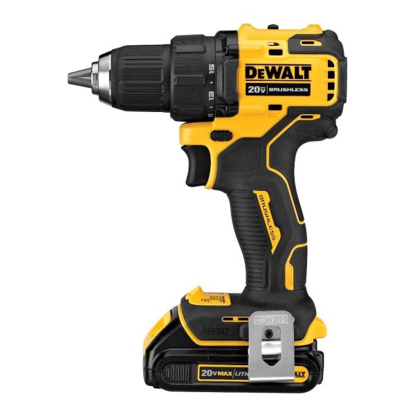 Parafusadeira Bateria 20V Brushless 1/2'' DeWalt 2B com Bolsa - DCD708D2BR